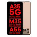 OLED-Display ohne Rahmen für Samsung Galaxy A35 5G (A356 / 2024) / M35 (M356 / 2024) / A55 (A556 / 2024) (Aftermarket Plus) (Alle Farben)