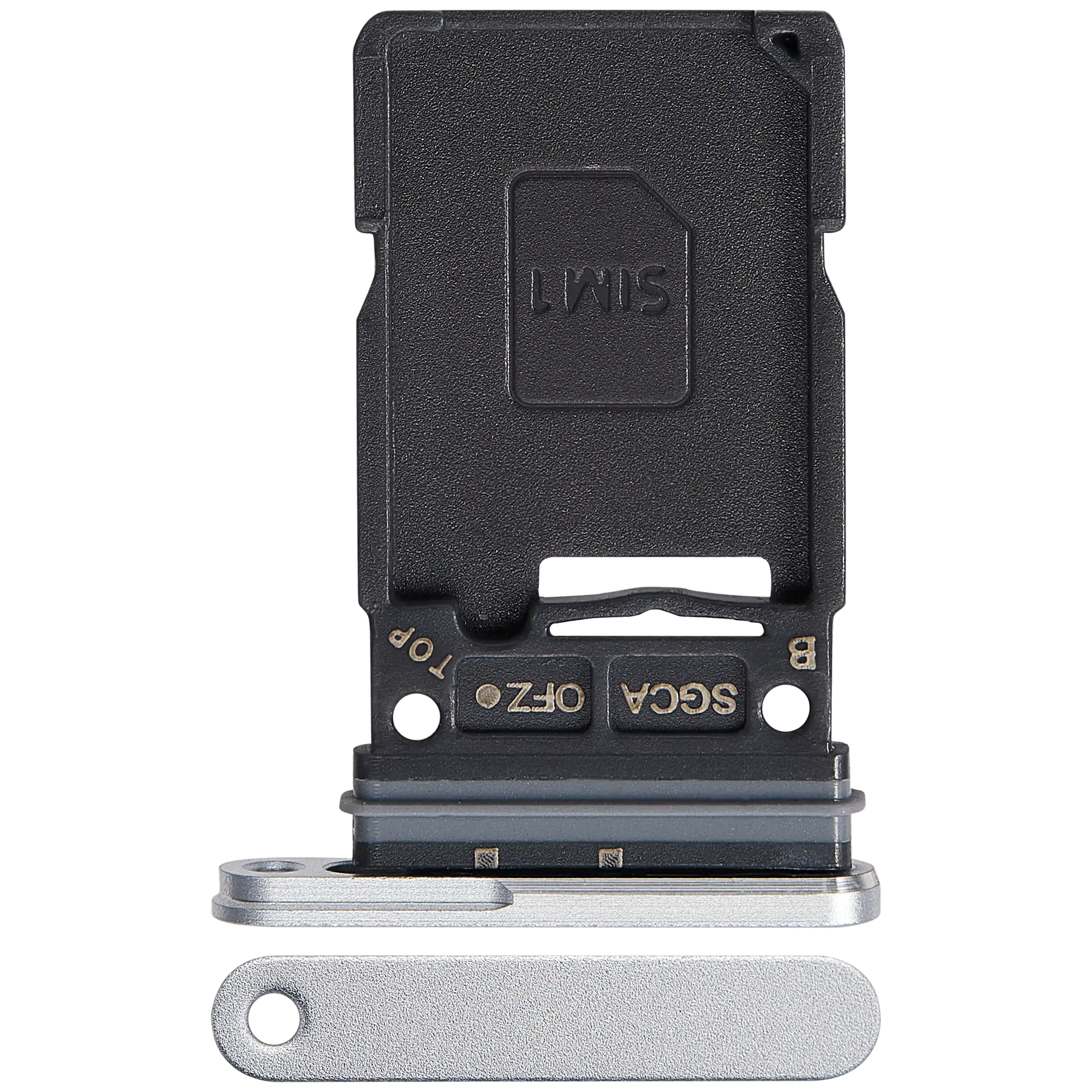 Single Sim Card Tray für Samsung Galaxy S25 FE 5G (Weiß) (Premium)