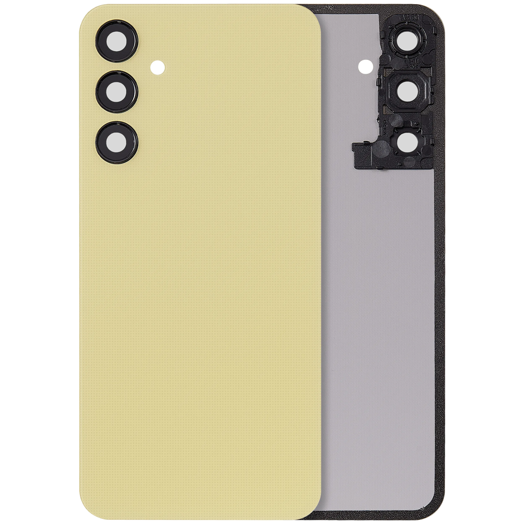 Backcover mit Camera Lens für Samsung Galaxy A25 5G (A256 / 2023) (ohne Logo) (Aftermarket Plus) (Personality Yellow)