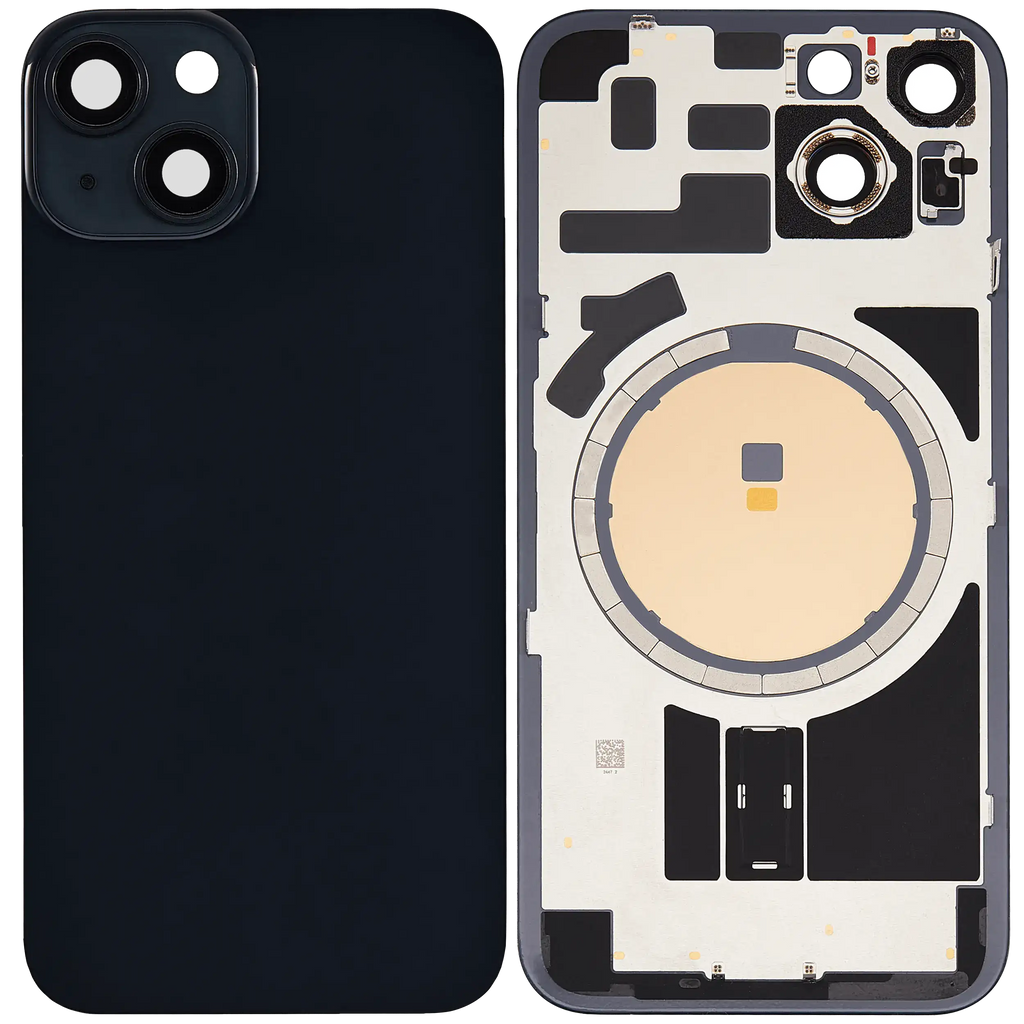 Backcover mit MagSafe Magnet für iPhone 14 (gebrauchter OEM-Ausbau, Qualität B) (Midnight)