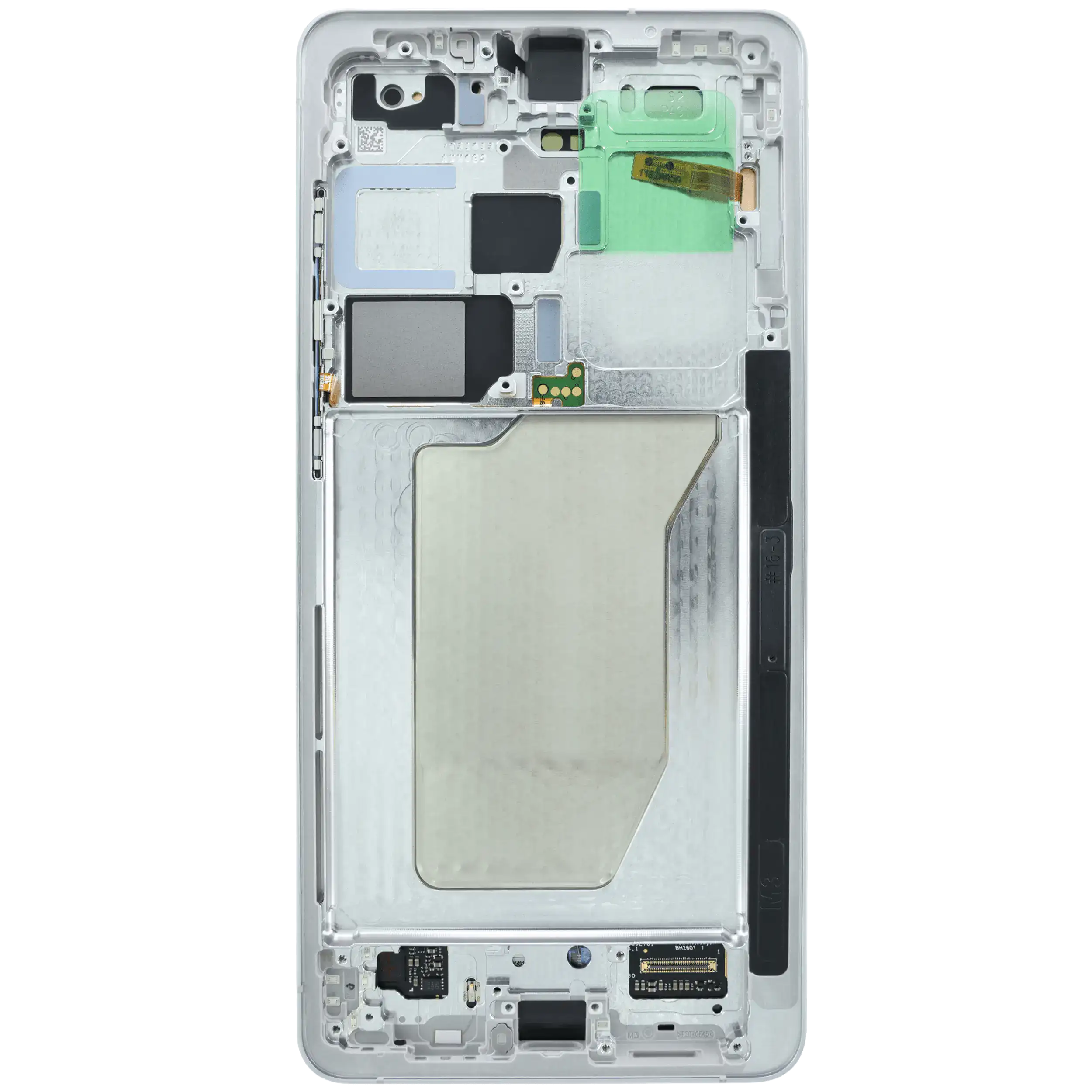 OLED-Display mit Rahmen für Samsung Galaxy S26 Ultra 5G (US & International) (Refurbished) (Weiß)
