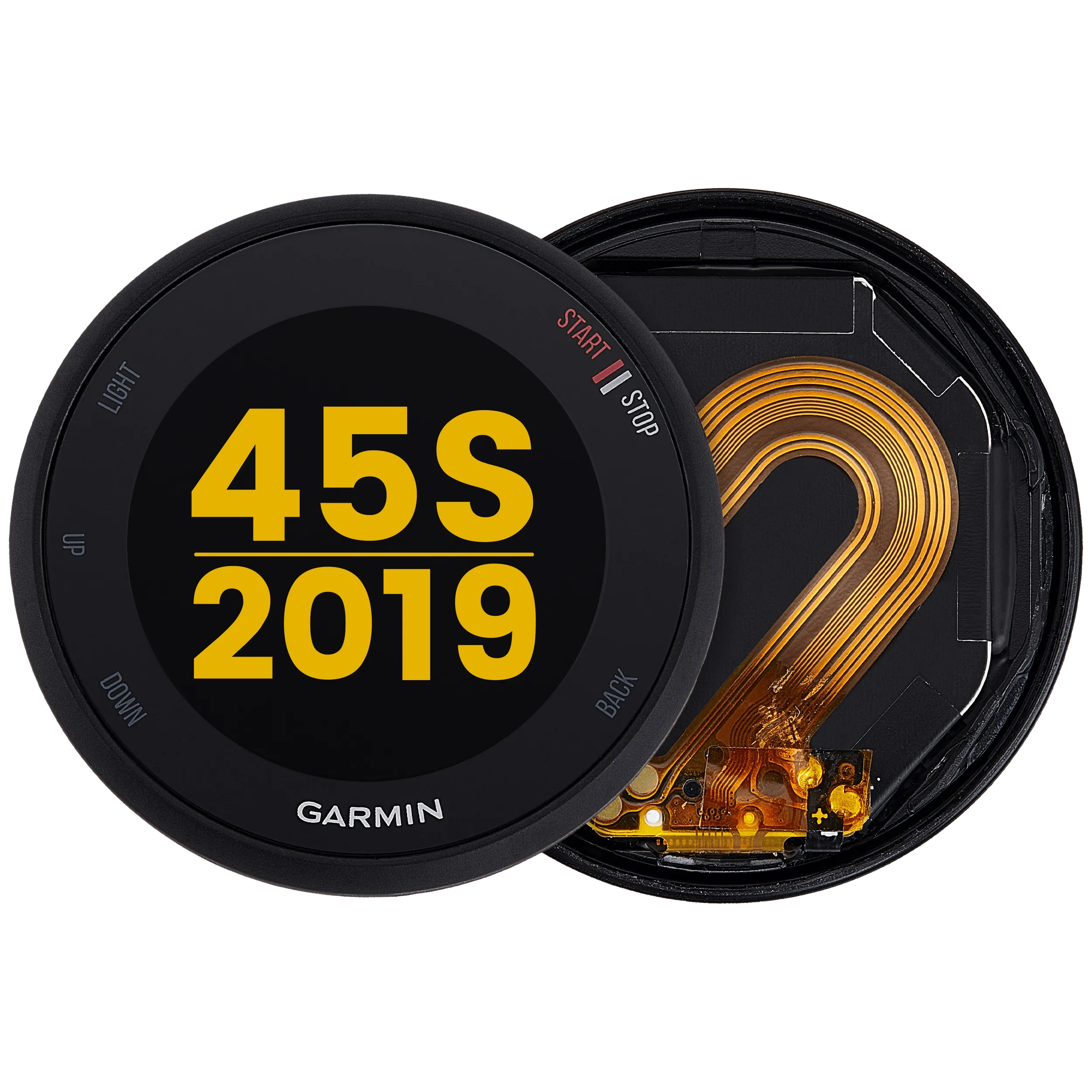 LCD-Display mit Rahmen für Garmin Forerunner 45S (2019) (Premium) (Rot)