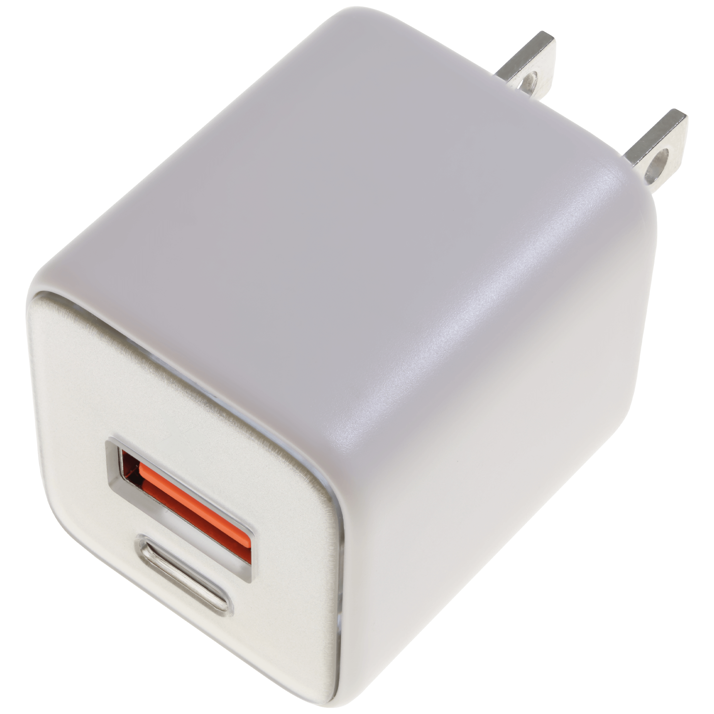 AmpSentrix Pro 30W 2-in-1 USB-C / USB-A GaN Wall Adapter (Desert Titanium)