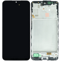 OLED-Display mit Rahmen für Samsung Galaxy A17 5G (A176 / 2025) (Aftermarket Plus) (Alle Farben)