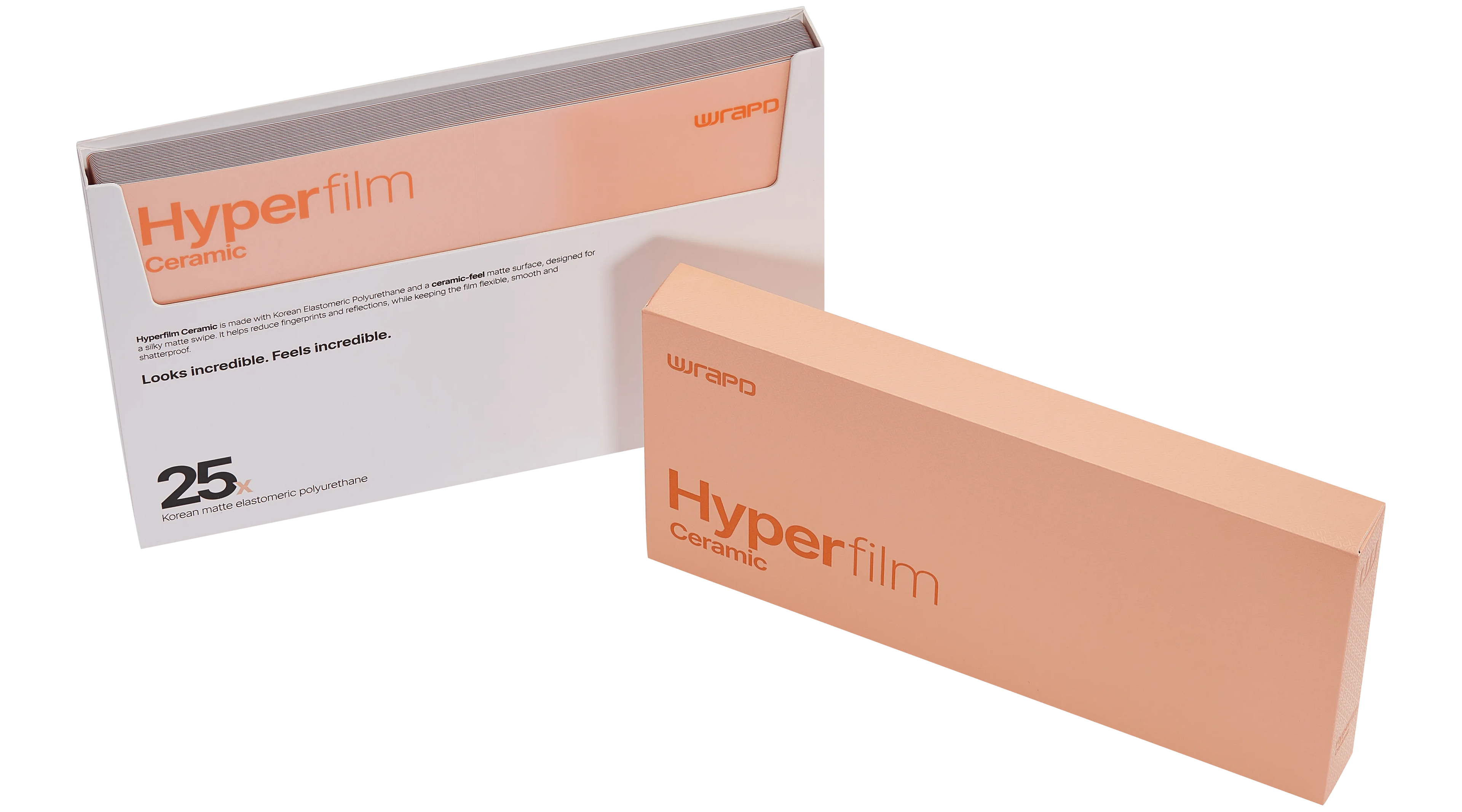 Wrapd HyperFilm - EPU Display Protector Film (25 Pack) (Matte)