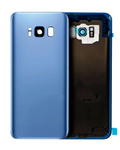 Backcover Glass mit Camera Lens für Samsung Galaxy S8 Plus (Service Pack) (Coral Blau)