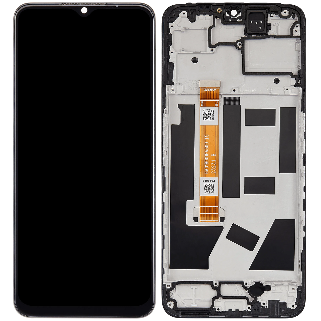 LCD-Display mit Rahmen Compatible für Oppo A57 5G (2022) (Refurbished) (All Color)
