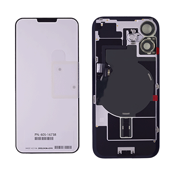 Backcover m. MagSafe, NFC & Blitz-Flexkabel f. iPhone 16 Plus Ultramarine OEM
