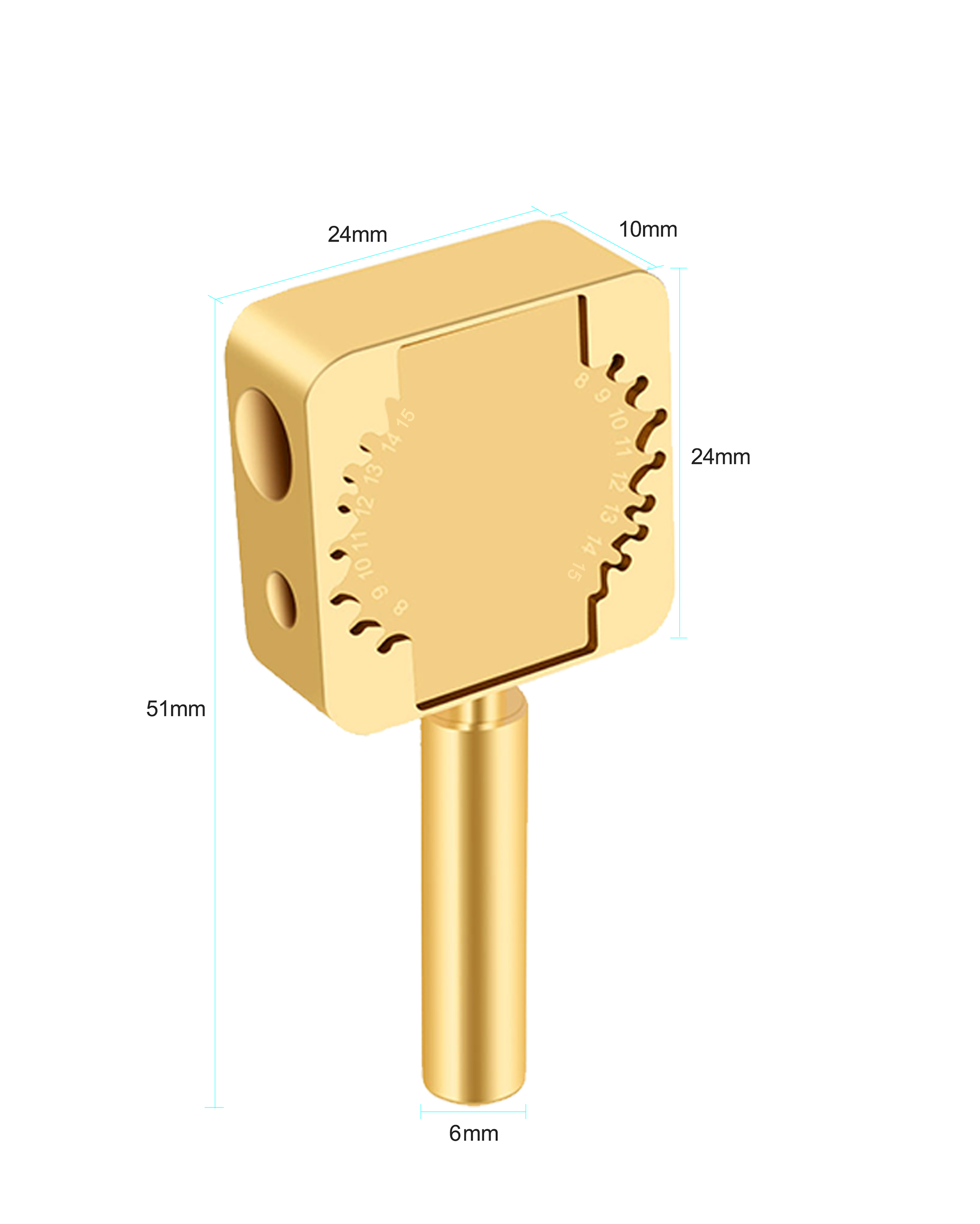 RL-067A Mini-Lötstation Metallplatte für A8-A14 Chips (Sunshine)