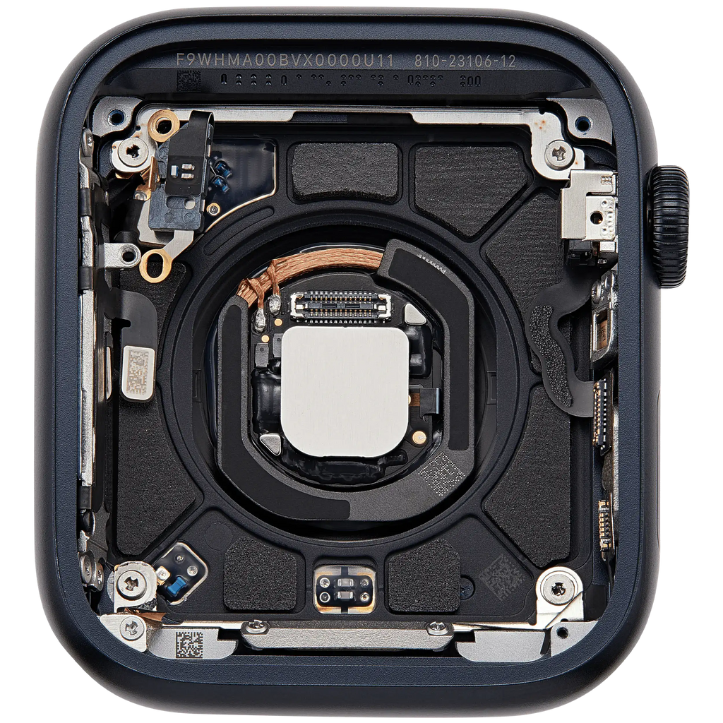 Backcover/Rahmen für Watch Series SE 3rd (44MM) (gebrauchter OEM-Ausbau, Qualität A) (Cellular Version) (Aluminum / Midnight)