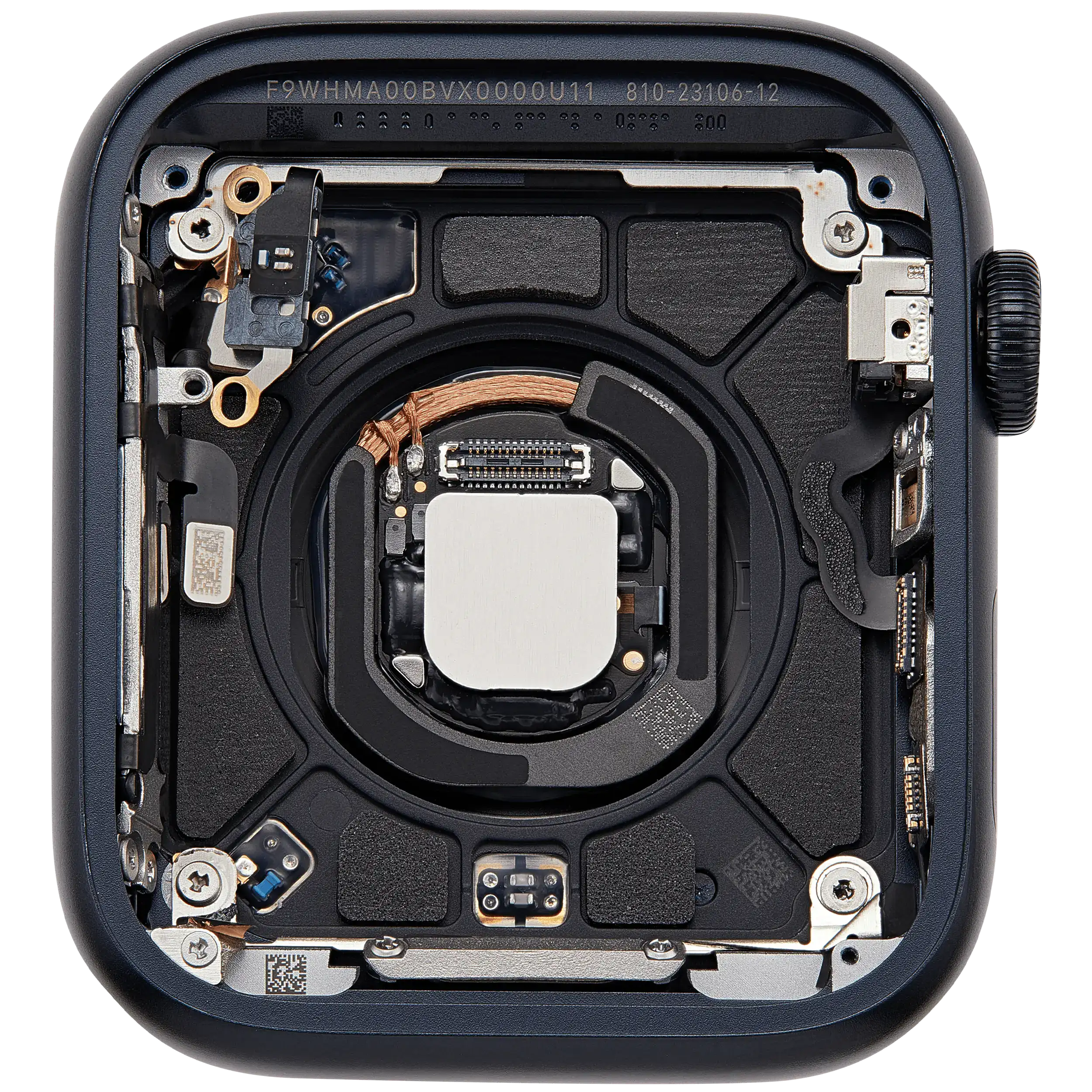 Backcover/Rahmen für Watch Series SE 3rd (44MM) (gebrauchter OEM-Ausbau, Qualität A) (Cellular Version) (Aluminum / Midnight)