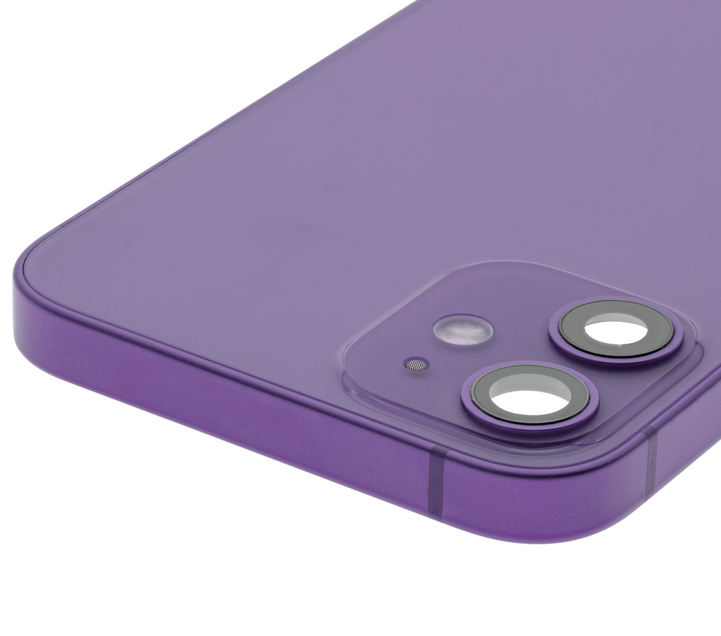 Backcover/Rahmen mit Small Parts für iPhone 12 Mini (EU / Global Version) (gebrauchter OEM-Ausbau, Qualität A) (Lila)