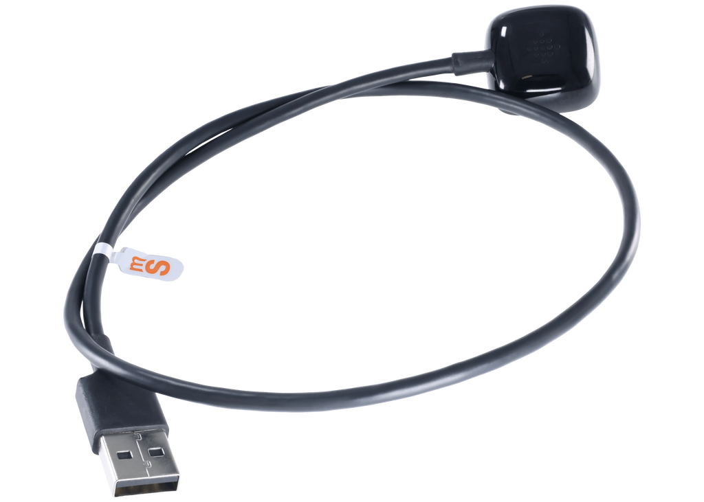 USB-A Magnetic Watch Charging Cable für Google Pixel Watch Series 2 / Series 3 (1 m / 3.3 ft) (OEM Grade: A) (Schwarz)