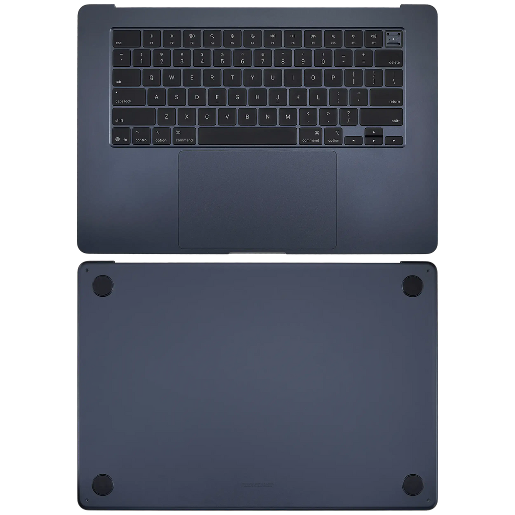 Top Case with Battery and Keyboard for MacBook Air 15" A3114 (2024) – US Keyboard, Midnight (used OEM part, quality B)