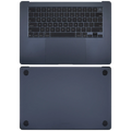 Top Case with Battery and Keyboard for MacBook Air 15" A3114 (2024) – US Keyboard, Midnight (used OEM part, quality B)