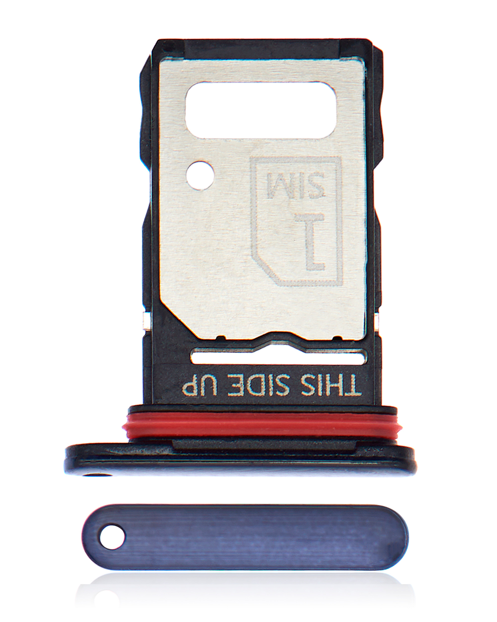 Dual SIM Card Tray for Motorola Moto Edge Plus / Edge 30 Pro (XT2201-1/4) / Edge X30 5G (XT2201-2/6 /2022) (Black)