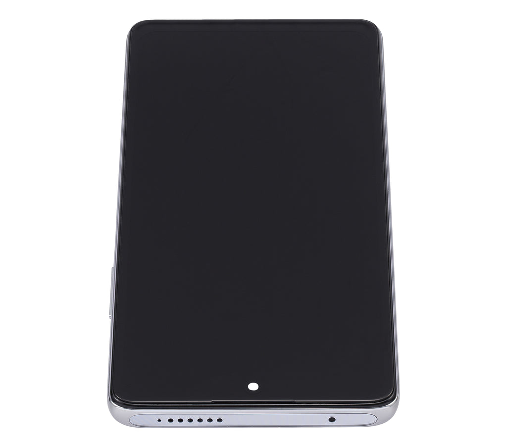 LCD Display with Frame for Xiaomi 11T (Aftermarket Incell) (Moonlight White)
