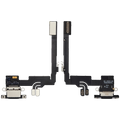 Ladebuchse Flex Cable für iPhone 16 Pro (gebrauchter OEM-Ausbau) (Schwarz Titanium)