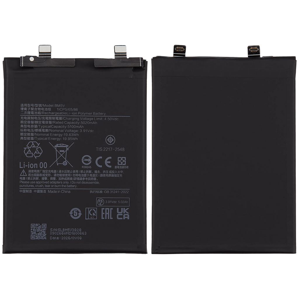 Replacement Akku für Xiaomi Poco X6 / Redmi Note 13 Pro 5G (BM5V)