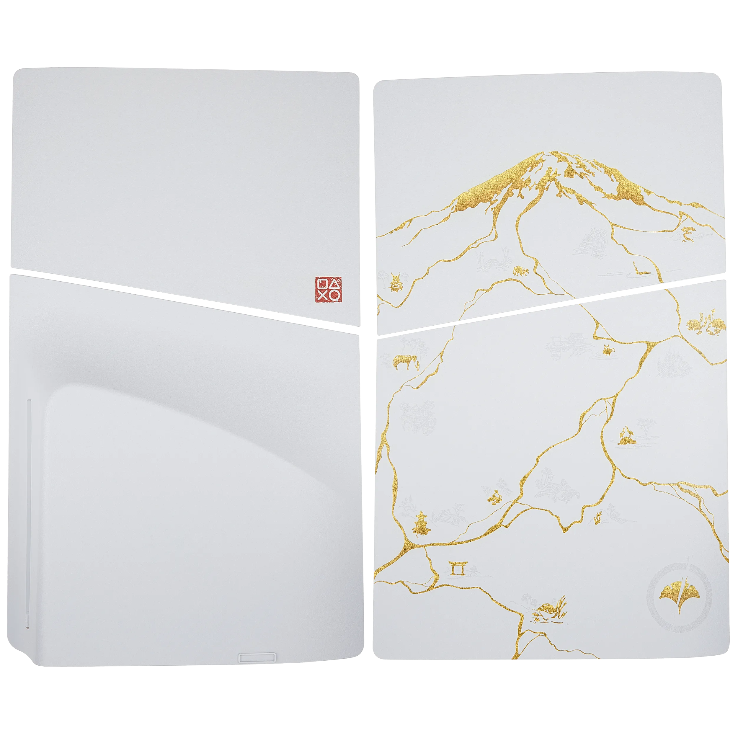 Faceplate Cover (Top & Bottom) für PlayStation 5 Slim (Disc Edition) (Ghost Of Yotei)