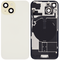 Backcover mit MagSafe Magnet & NFC & Blitz-Flexkabel für iPhone 15 (gebrauchter OEM-Ausbau, Qualität C) (Gelb)
