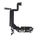 Ladebuchse-Flexkabel für iPhone 14 Pro Max (Premium) (Silber)