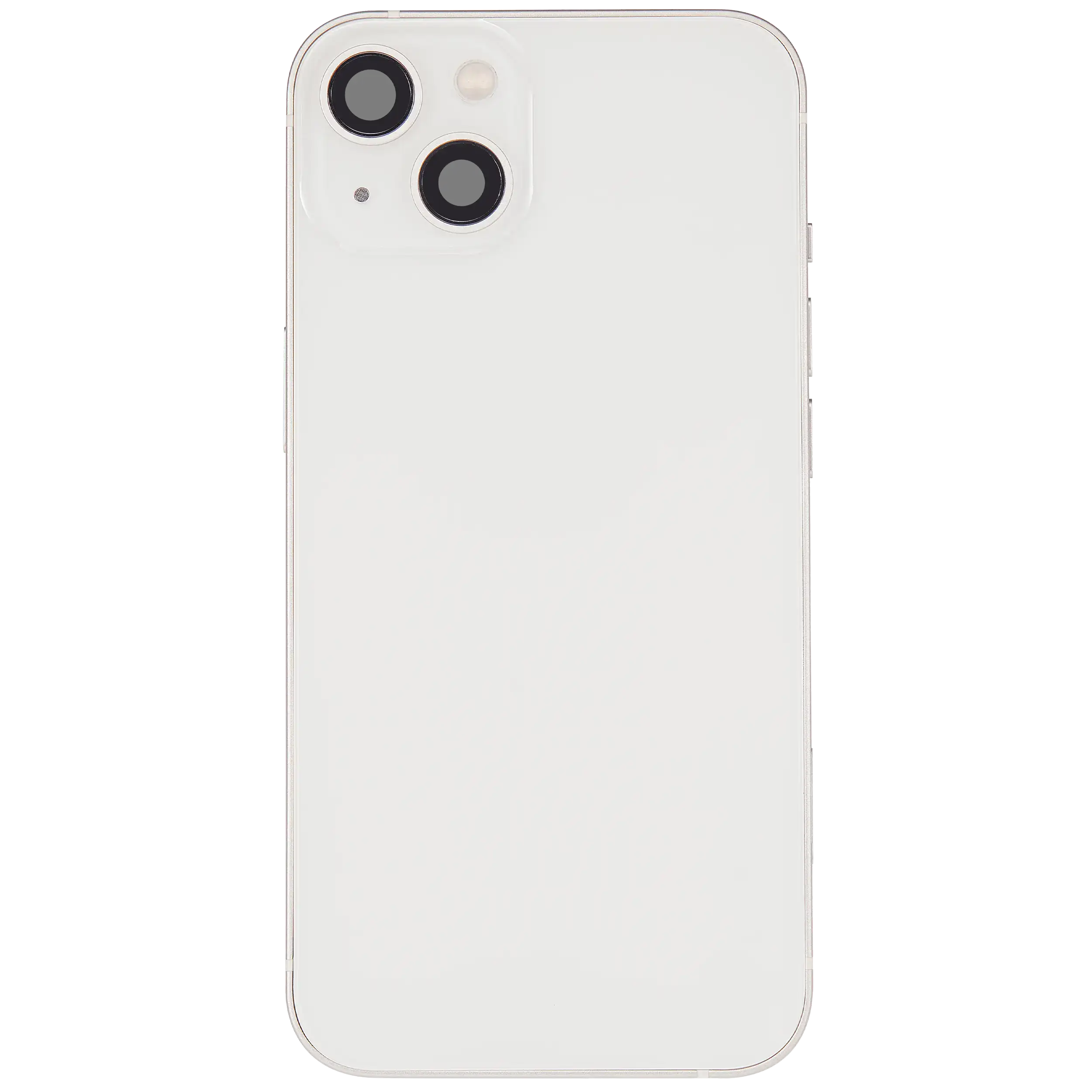 Backcover/Rahmen mit Ladebuchse Flex & Small Parts für iPhone 13 (US-Version) (gebrauchter OEM-Ausbau, Qualität A) (Starlight)