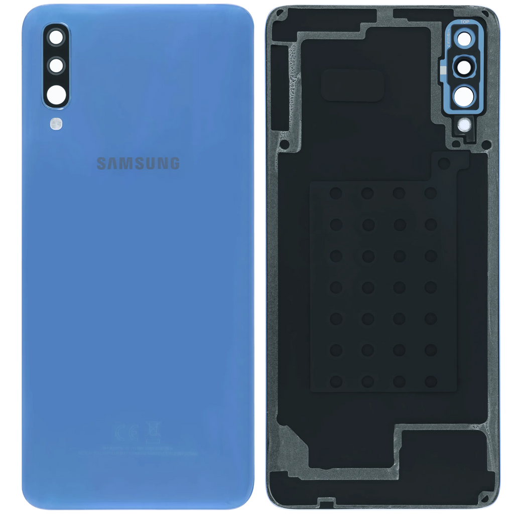 Backcover mit Camera Lens Compatible für Samsung Galaxy A70 (A705) (Service Pack) (Blau)