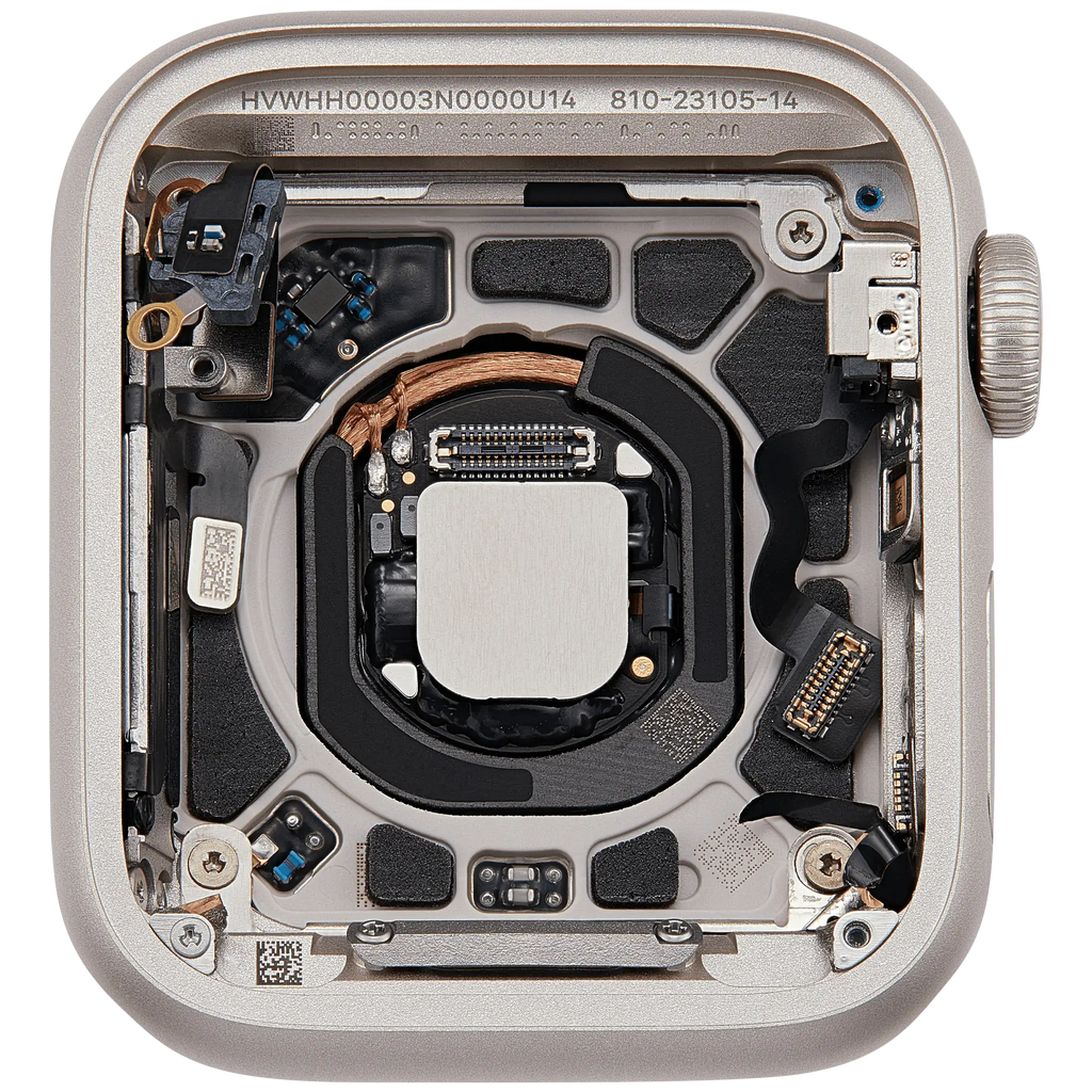 Backcover/Rahmen für Watch Series SE 3rd (40MM) (gebrauchter OEM-Ausbau, Qualität A) (Cellular Version) (Aluminum / Starlight)