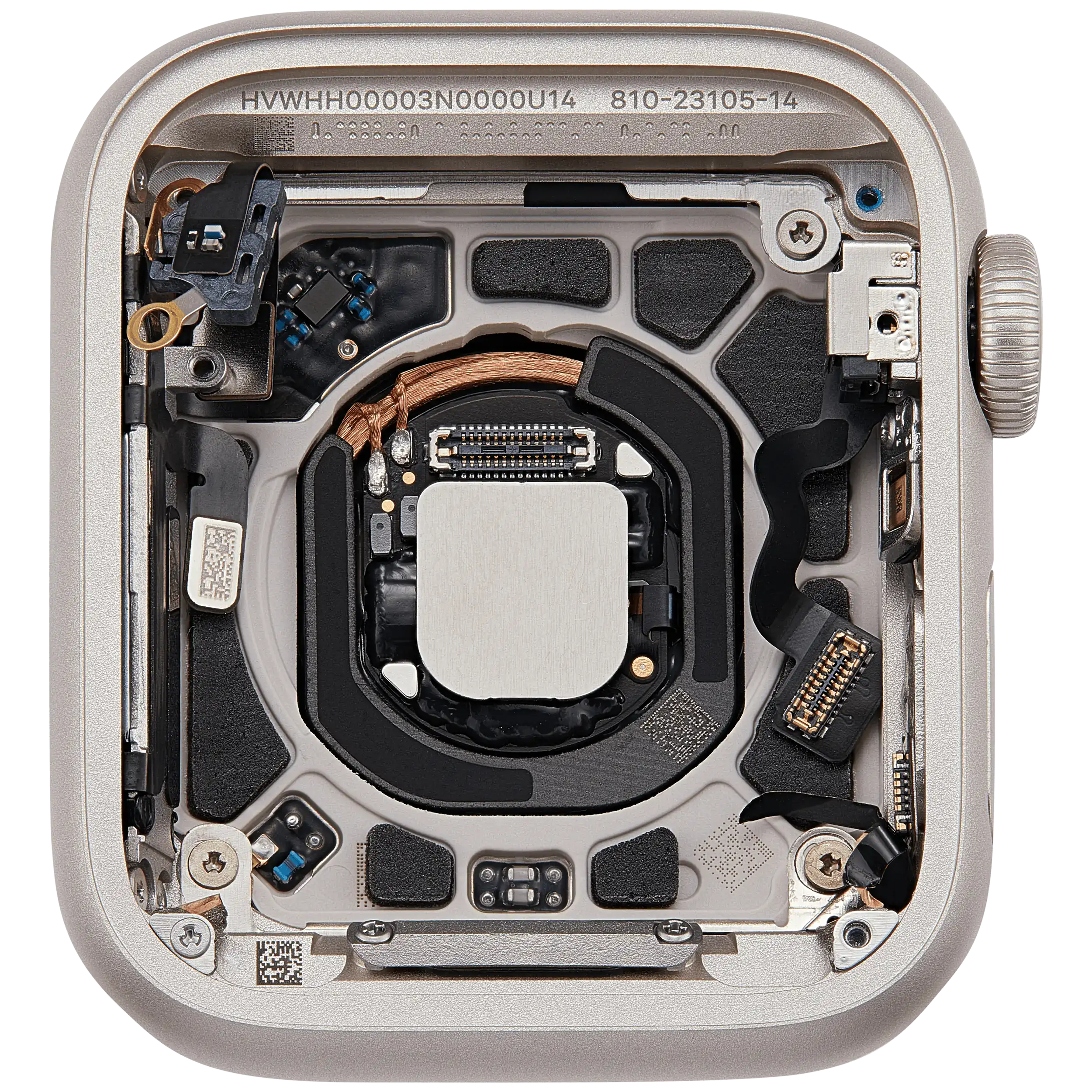 Backcover/Rahmen für Watch Series SE 3rd (40MM) (gebrauchter OEM-Ausbau, Qualität A) (Cellular Version) (Aluminum / Starlight)
