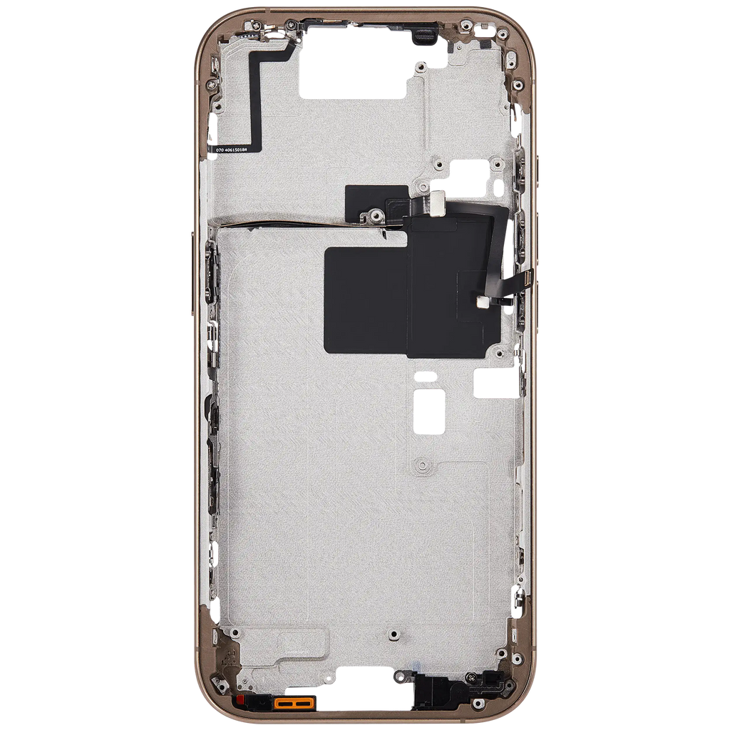 Midframe/Rahmen mit Power And Volume Button für iPhone 16 Pro (US-Version) (Aftermarket Plus) (Desert Titanium)