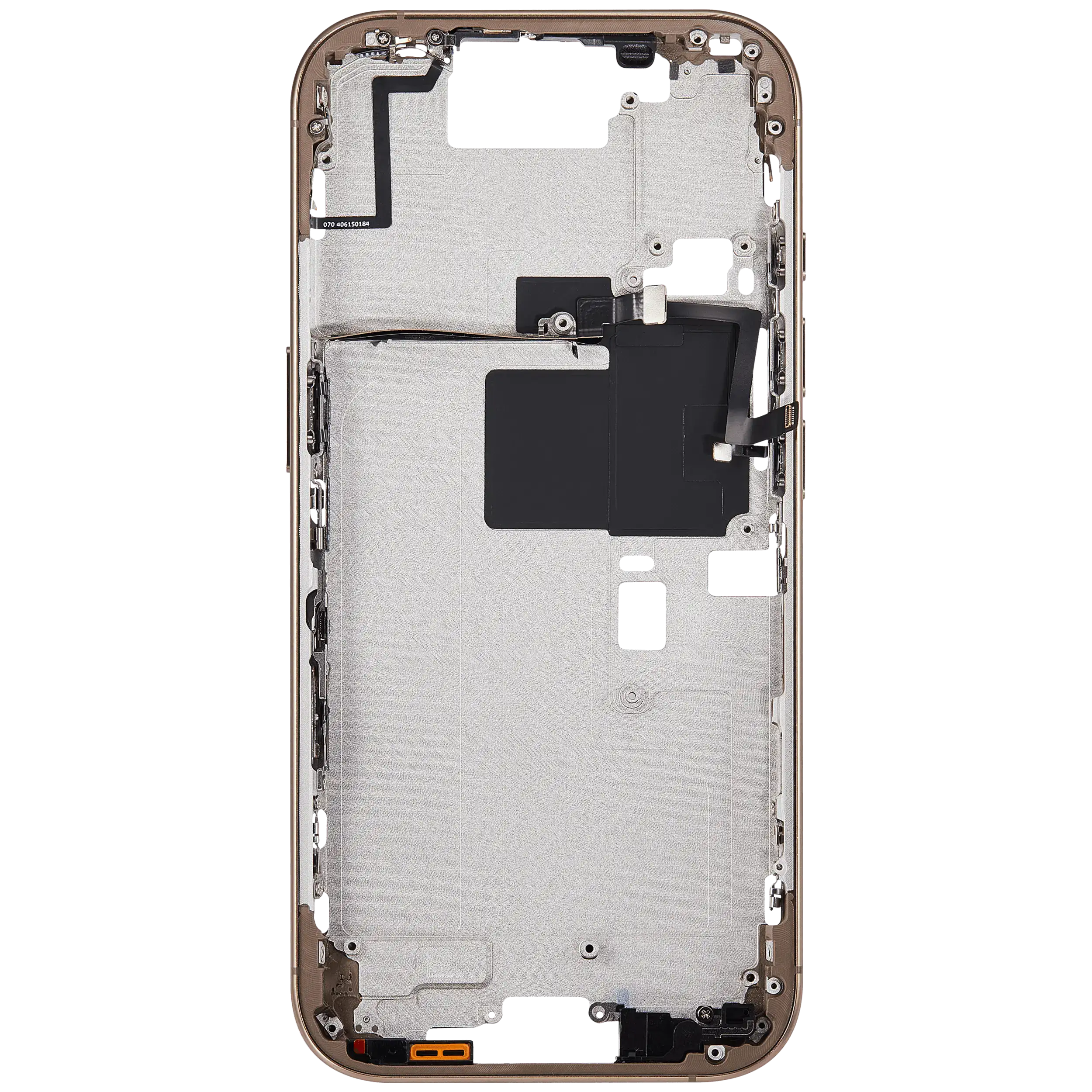 Midframe/Rahmen mit Power And Volume Button für iPhone 16 Pro (US-Version) (Aftermarket Plus) (Desert Titanium)