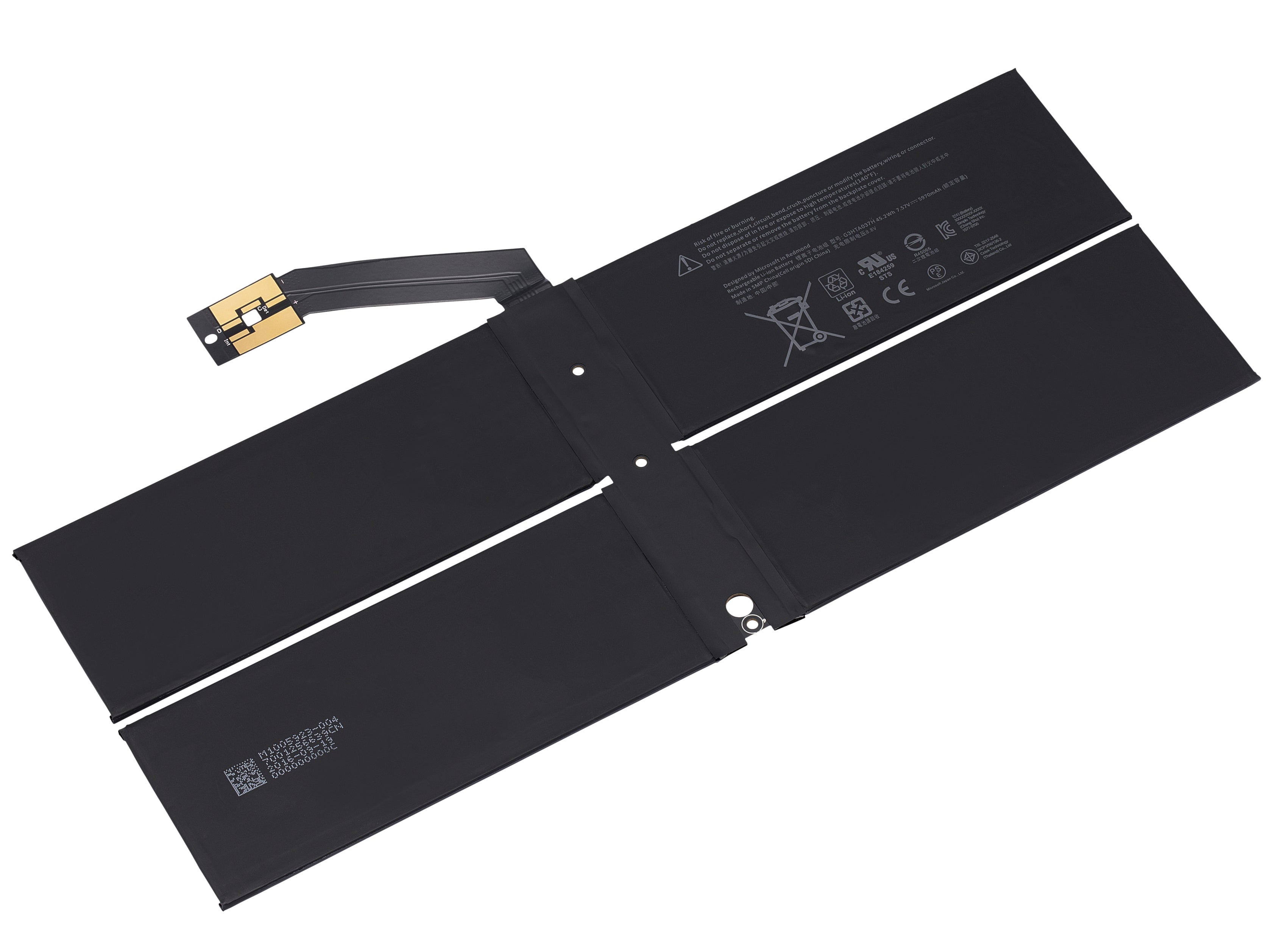 Ersatzbatterie für Microsoft Surface Laptop 2 13.5" (1769) (G3HTA037H)