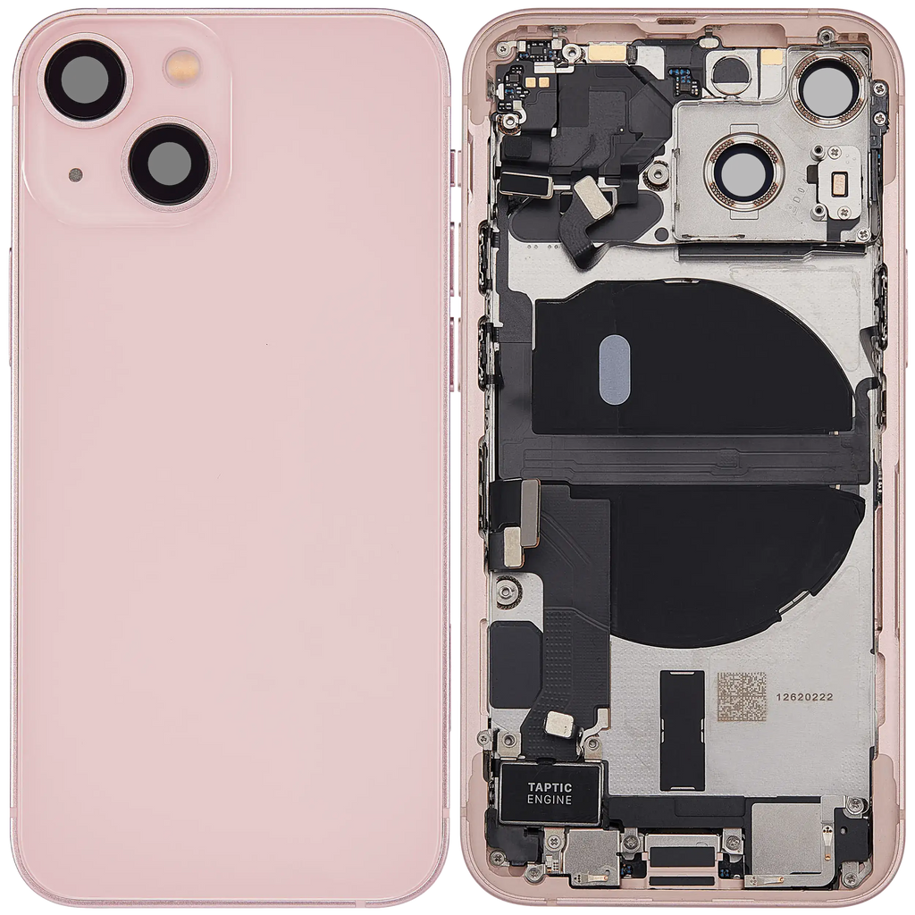 Original Apple-Ausbau C gebraucht – iPhone 13 Mini Backcover/Rahmen Rosa