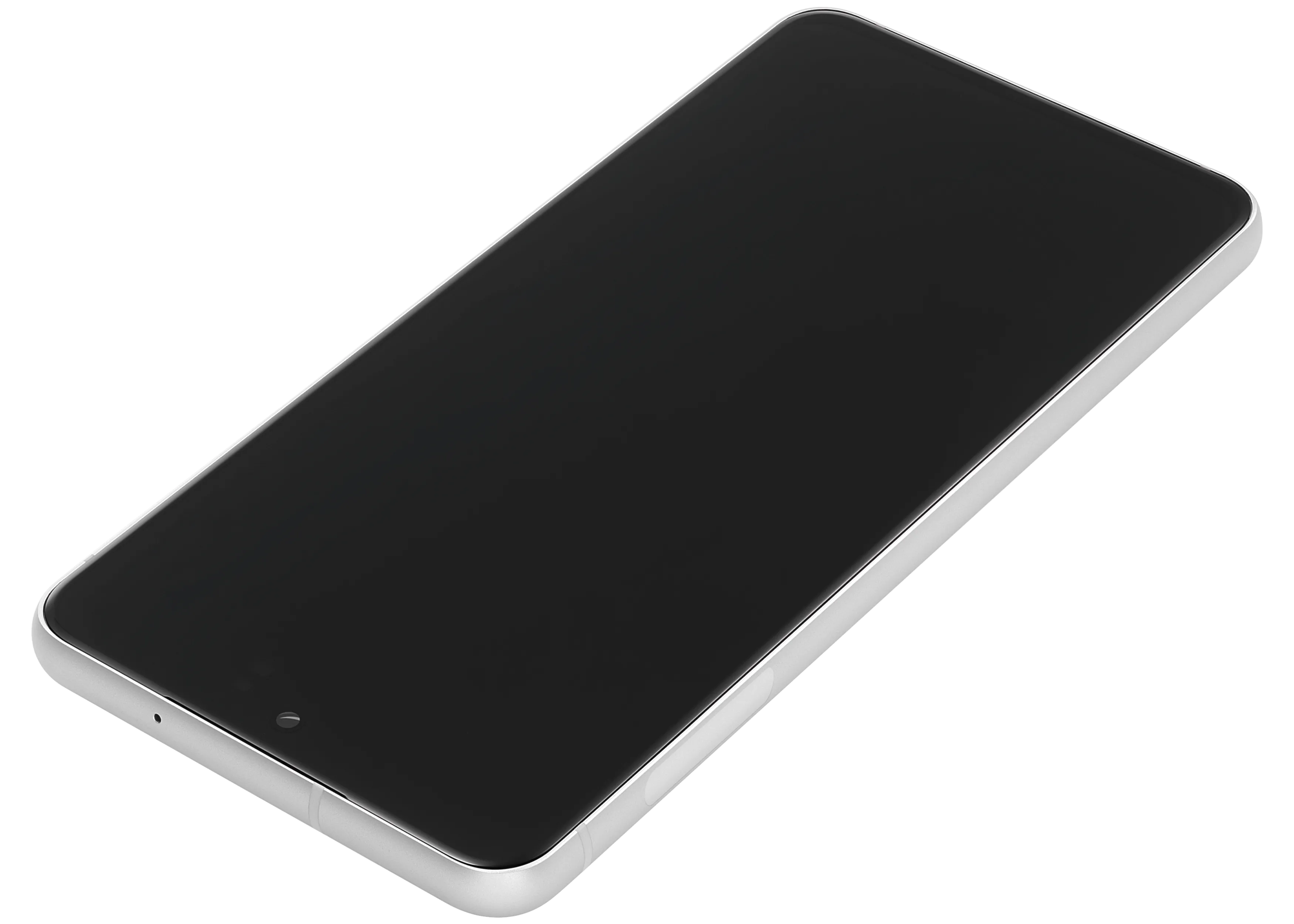 OLED-Display mit Rahmen für Samsung Galaxy S21 FE 5G (US & Internationale Version) (Aftermarket Plus) (120Hz) (Weiß)