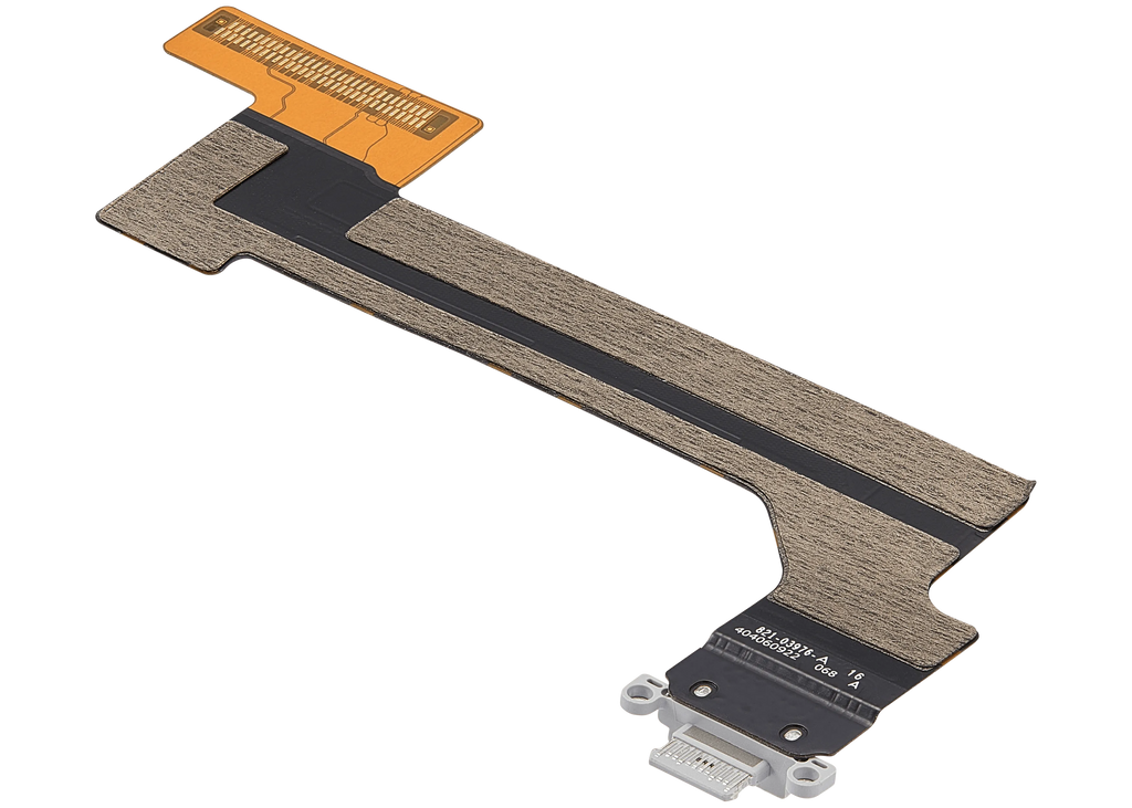 Ladebuchse Flex Cable für iPad 10 (2022) (Cellular) (gebrauchter OEM-Ausbau, Qualität A) (Silber)