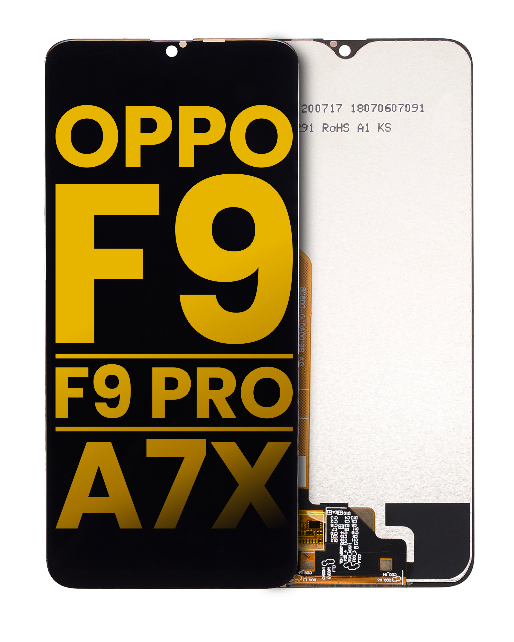 LCD Display No Frame for OPPO F9 / F9 Pro / A7X (Refurbished) (All Colors)