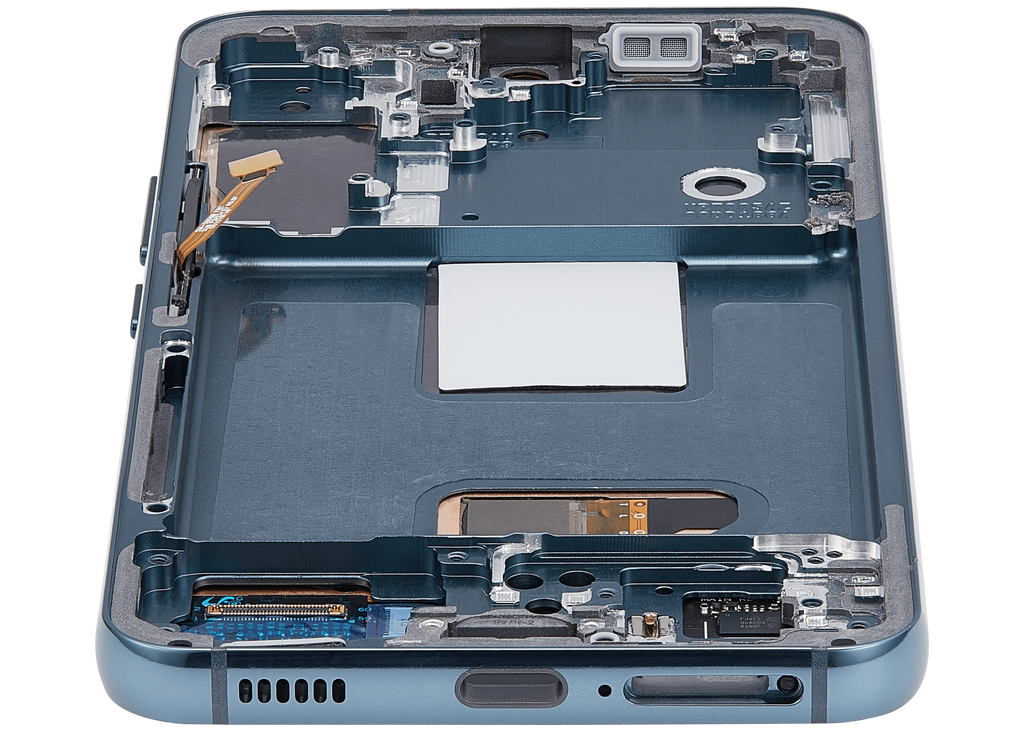 OLED-Display mit Rahmen für Samsung Galaxy S22 5G (US & International) (Aftermarket Plus) (Grün)