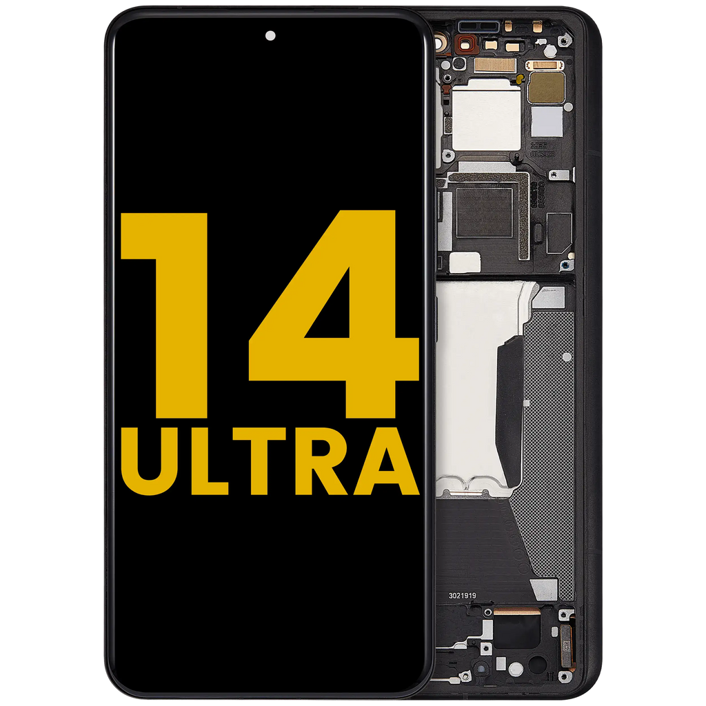 OLED-Display mit Rahmen für Xiaomi 14 Ultra (Refurbished) (Schwarz)