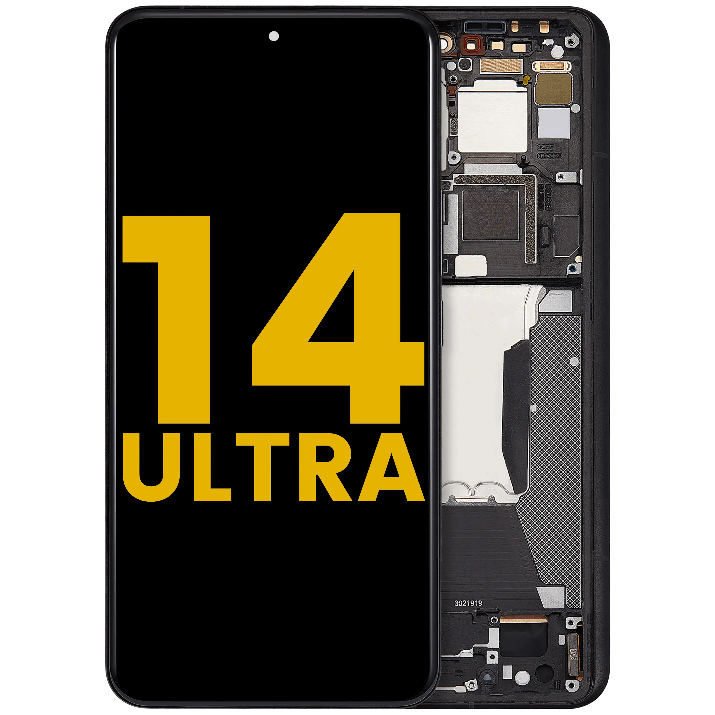 OLED-Display mit Rahmen für Xiaomi 14 Ultra (Refurbished) (Schwarz)