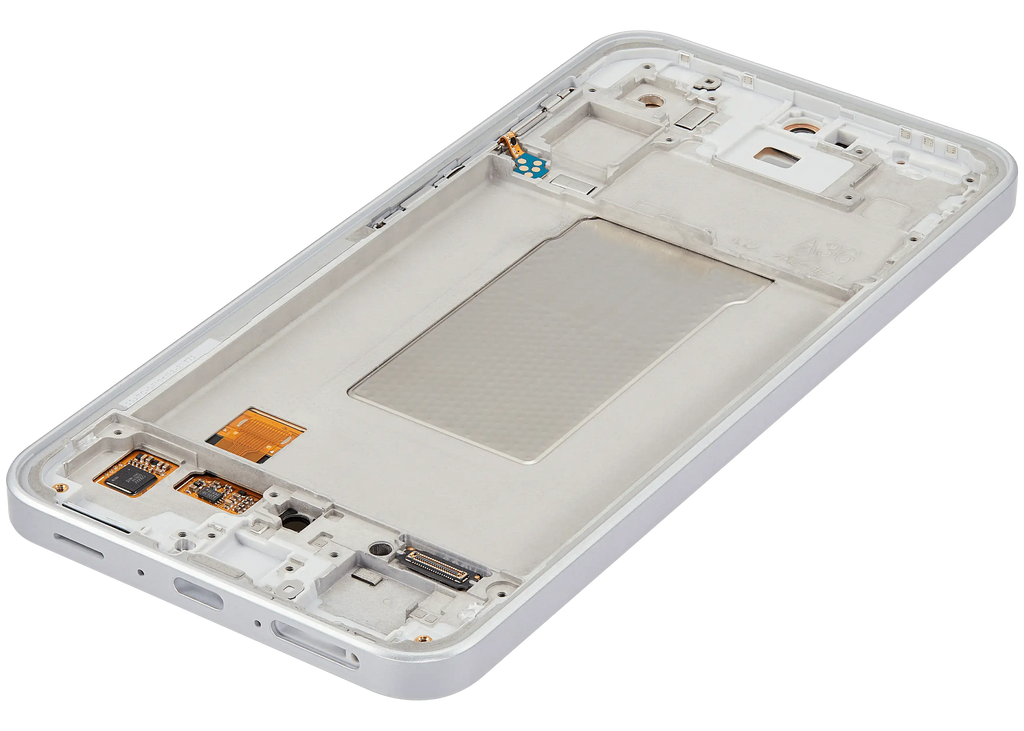 OLED Display with Frame for Samsung Galaxy A36 5G (A366 / 2025) (Refurbished) (White)