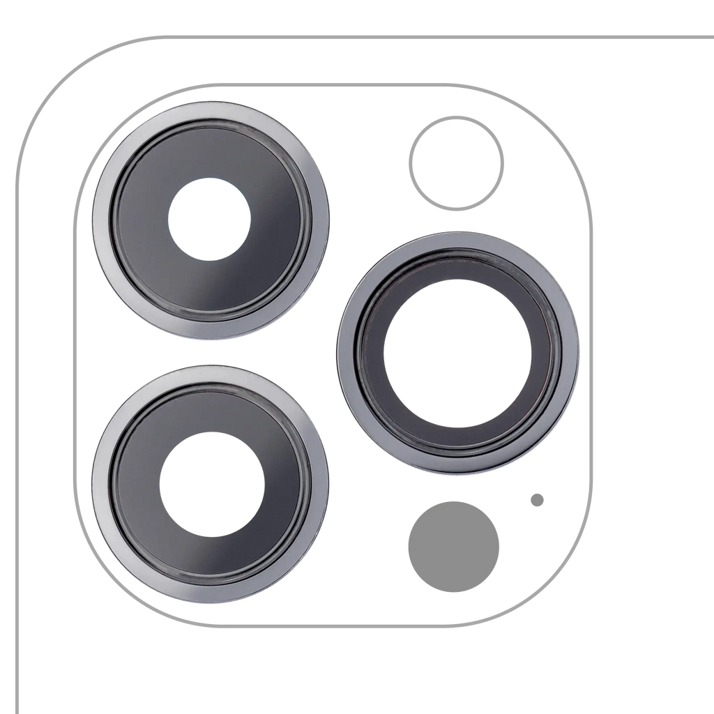 Kameralinse hinten Halterung+Rahmen für iPhone 13 Pro/Max Afterm. Plus Graphite