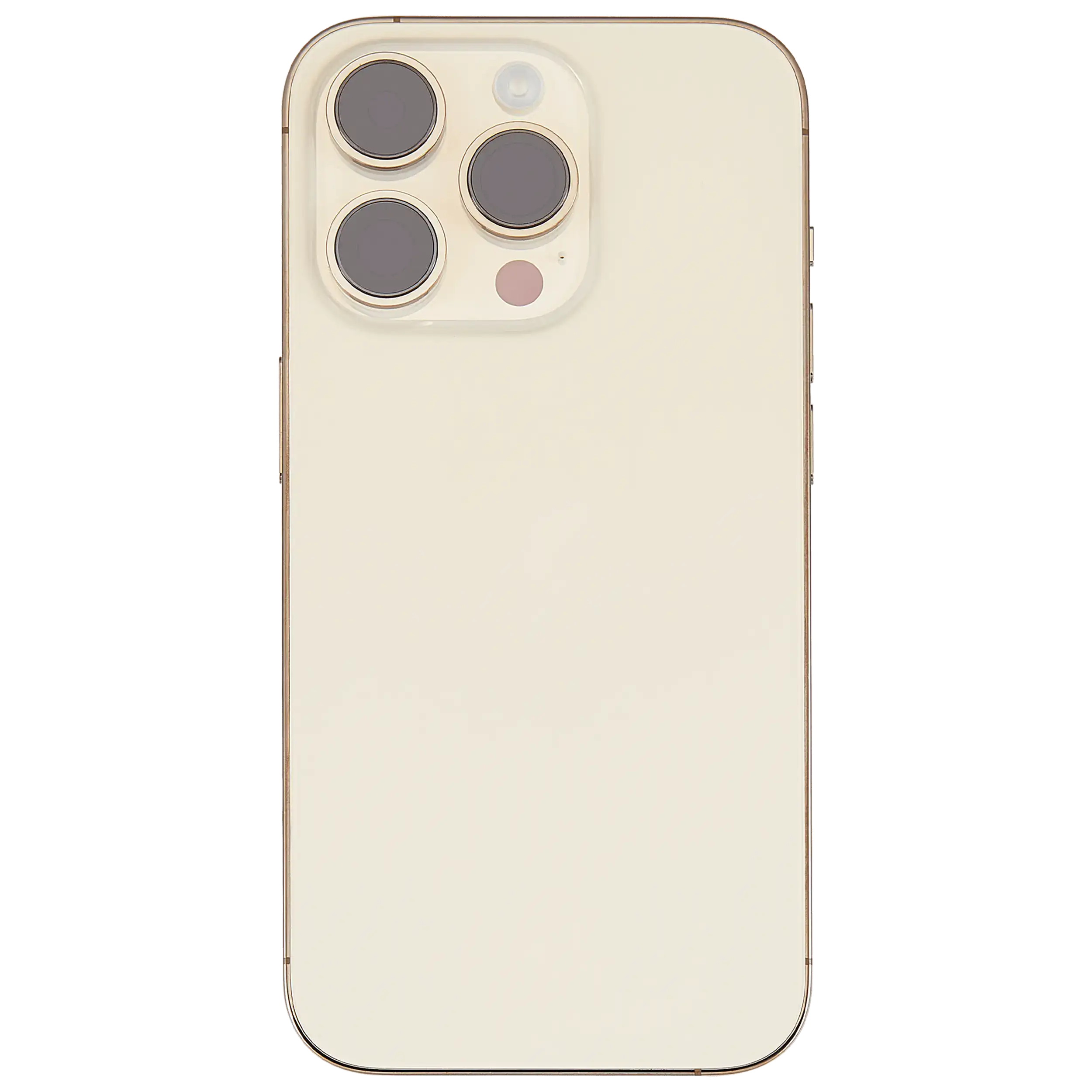Backcover/Rahmen mit Small Parts für iPhone 14 Pro (EU / Global Version) (gebrauchter OEM-Ausbau, Qualität C) (Gold)