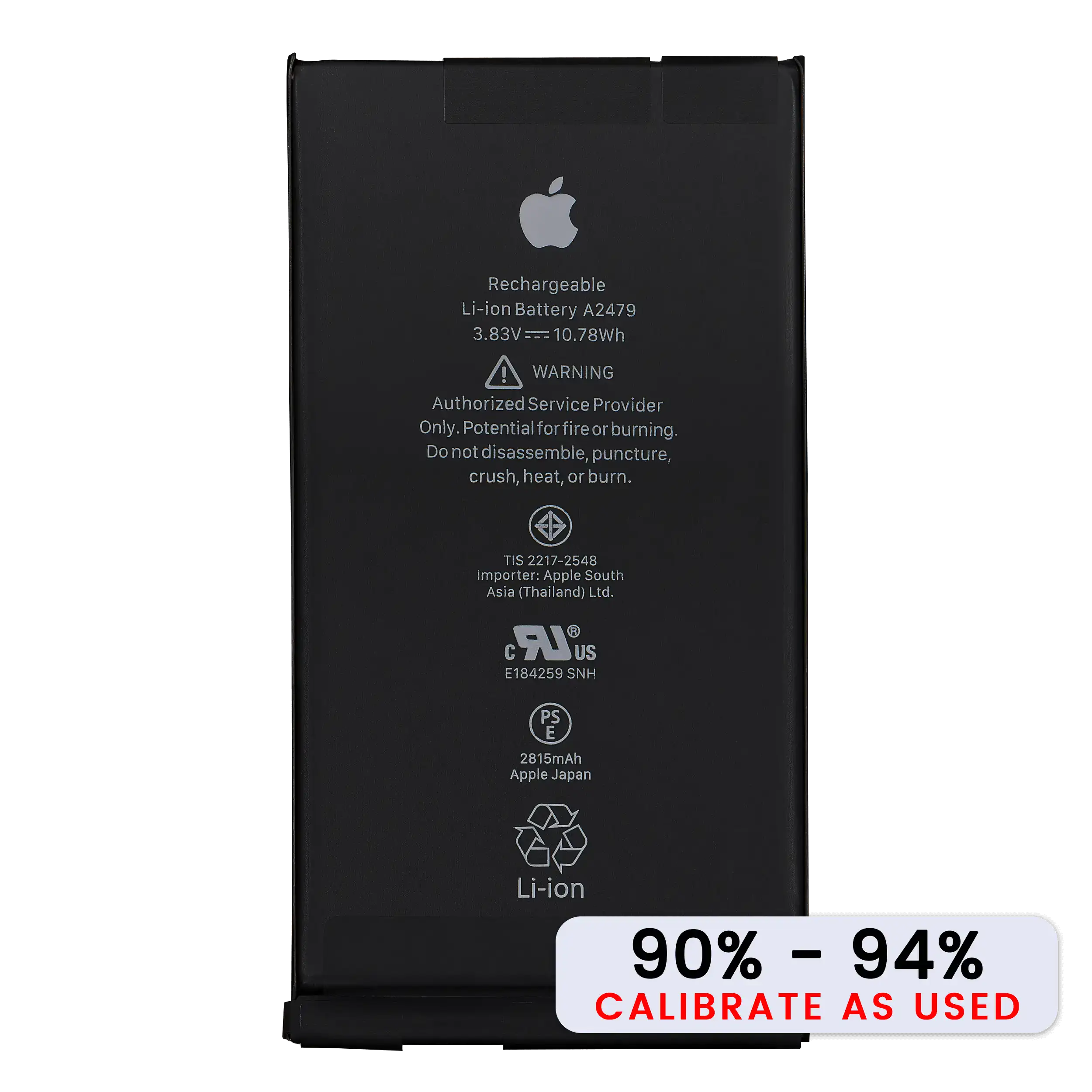 Replacement Akku für iPhone 12 / 12 Pro (gebrauchter OEM-Ausbau, Qualität C / SOH 90% to 94%)