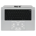 Top Case mit Tastatur für MacBook Pro 16" A2485/A2780 US OEM B/C Space Gray