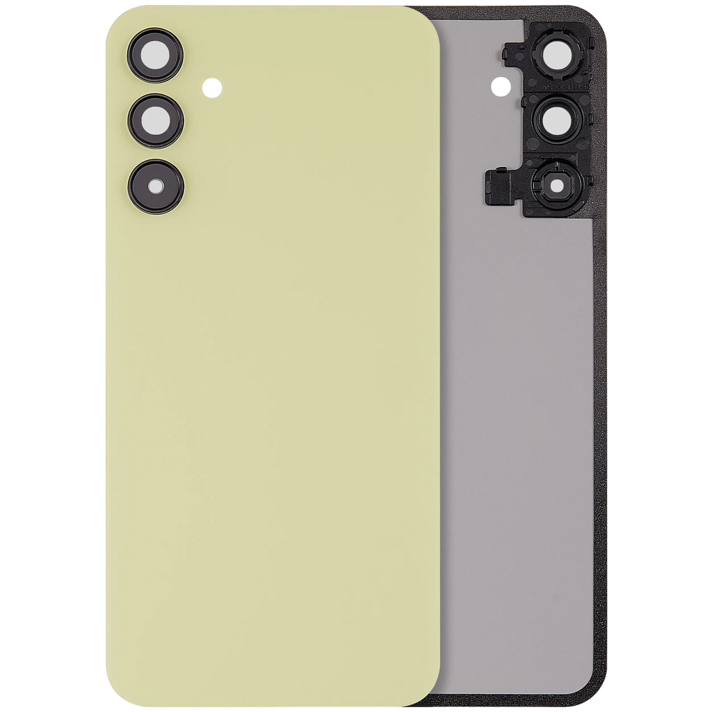 Backcover mit Camera Lens für Samsung Galaxy A15 5G (A156 / 2023) (ohne Logo) (Aftermarket Plus) (Personality Yellow)
