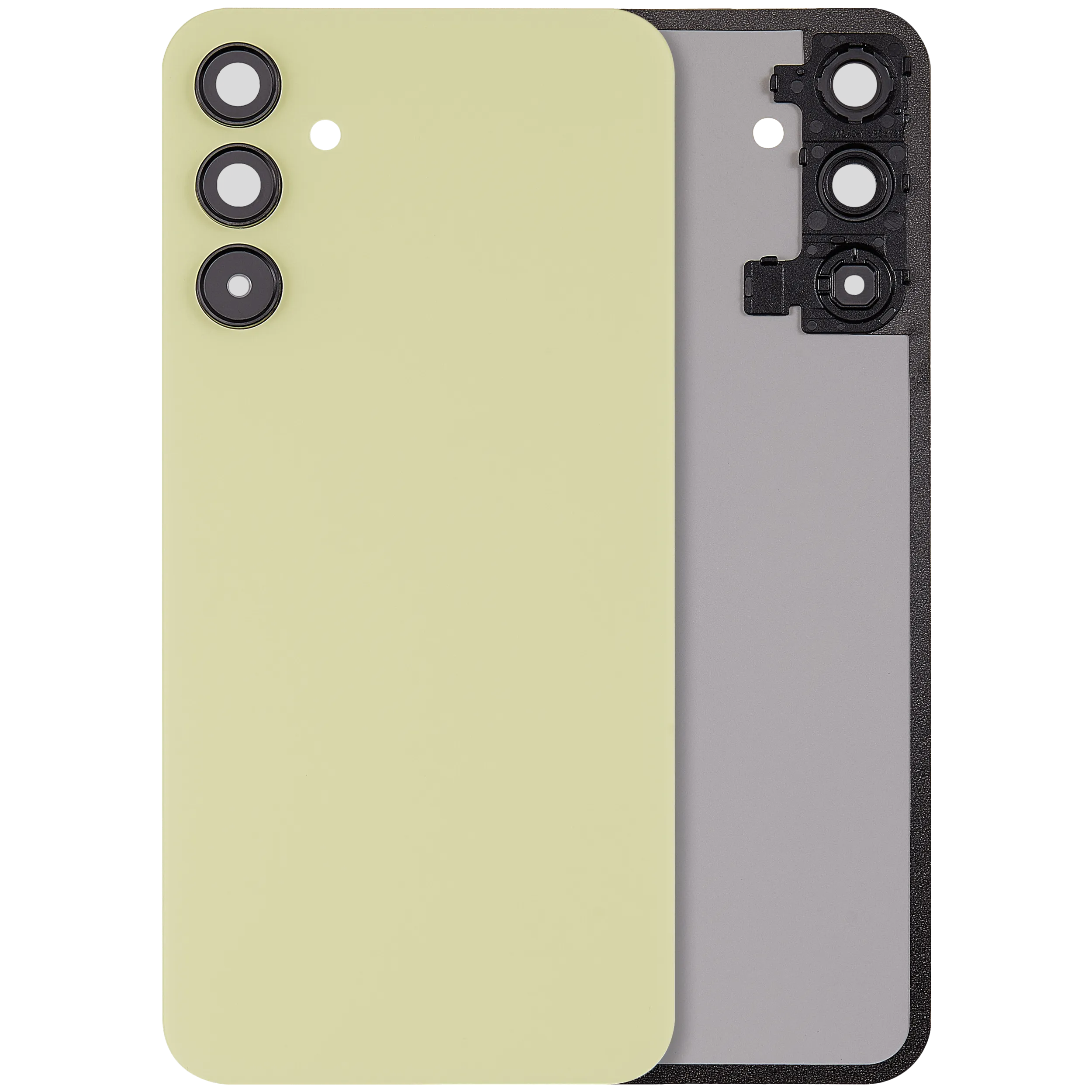 Backcover mit Camera Lens für Samsung Galaxy A15 5G (A156 / 2023) (ohne Logo) (Aftermarket Plus) (Personality Yellow)