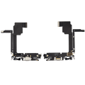 Ladebuchse Flex Cable für iPhone 15 Pro Max (gebrauchter OEM-Ausbau) (Weiß Titanium)