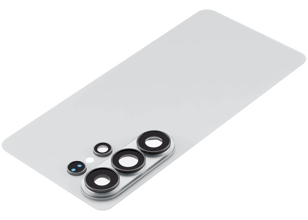 Backcover Glass mit Camera Lens für Samsung Galaxy S26 Ultra (Aftermarket Plus) (Weiß)