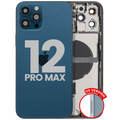 Backcover/Rahmen mit Small Parts für iPhone 12 Pro Max (US-Version) (gebrauchter OEM-Ausbau, Qualität B) (Pacific Blau)